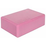 Yoga Block kocka na jógu ružová výška / šírka 7,5 cm