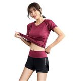 Runner Short 2W fitness set plum veľkosť oblečenia M