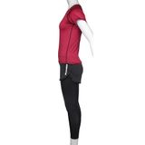 Runner Long 2W fitness set plum veľkosť oblečenia M