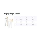 Yoga Shark fitness legíny khaki veľkosť oblečenia S