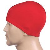 Polyester Cap plavecká čiapka červená balenie 1 ks