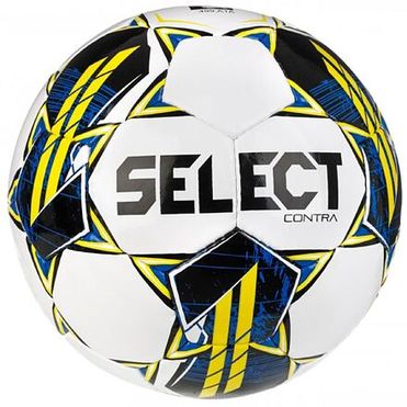 FB Contra 2023/24 futbalová lopta biela-žltá veľkosť plopty č. 5
