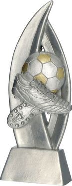 Futbal kopačky V-18 cm strieborno-zlatý