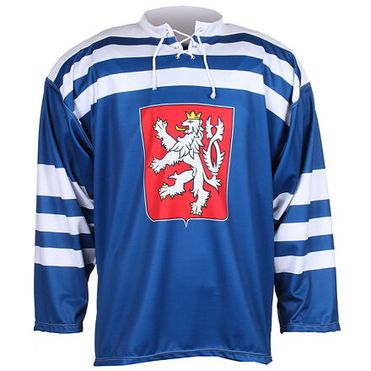 Replika ČSR 1947 hokejový dres modrá veľkosť oblečenia XL