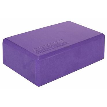 Yoga Block kocka na jógu fialová výška / šírka 7,5 cm